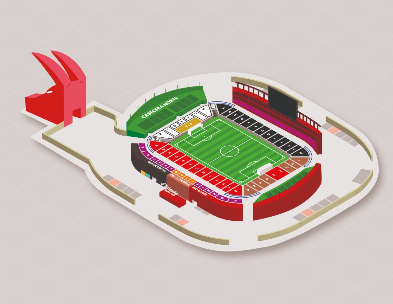 Mapa Estadio Caliente