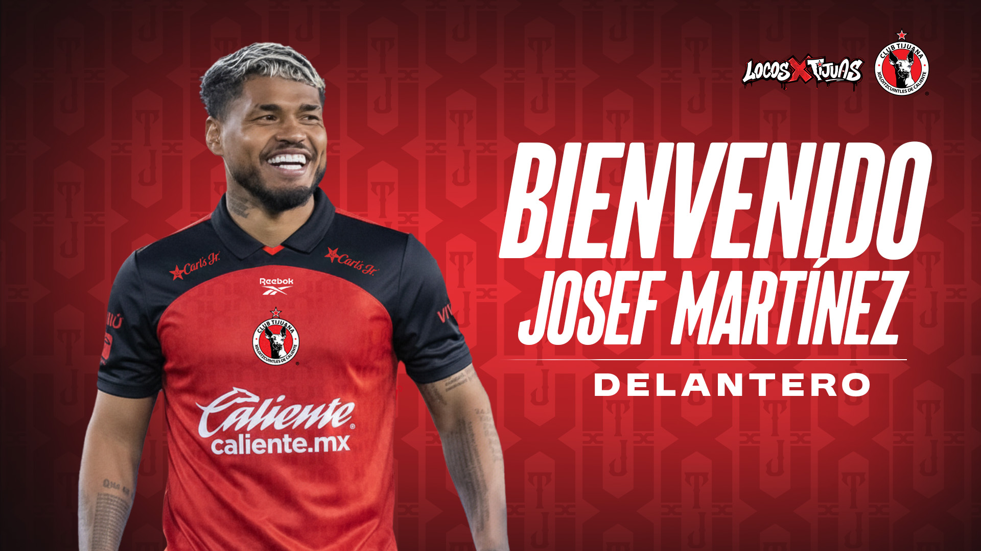 El delantero venezolano llega a los Xoloitzcuintles para este Clausura 2026.