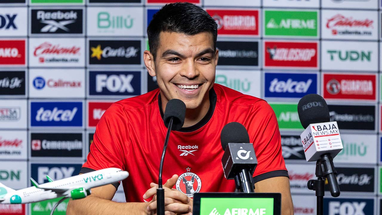 El mediocampista canino sostuvo una conferencia de prensa previa al encuentro ante los cañoneros.